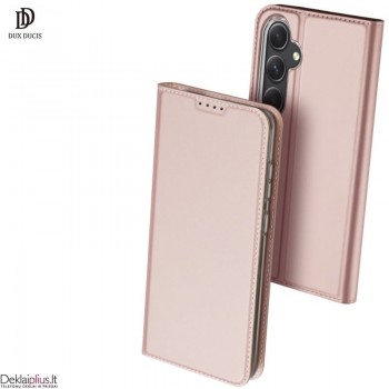 Dux Ducis Skin Pro dirbtinės odos dėklas - rausvas (Samsung S23 Fe) Dux Ducis Skin Pro dirbtinės odos dėklas - rausvas (Samsung S23 Fe)